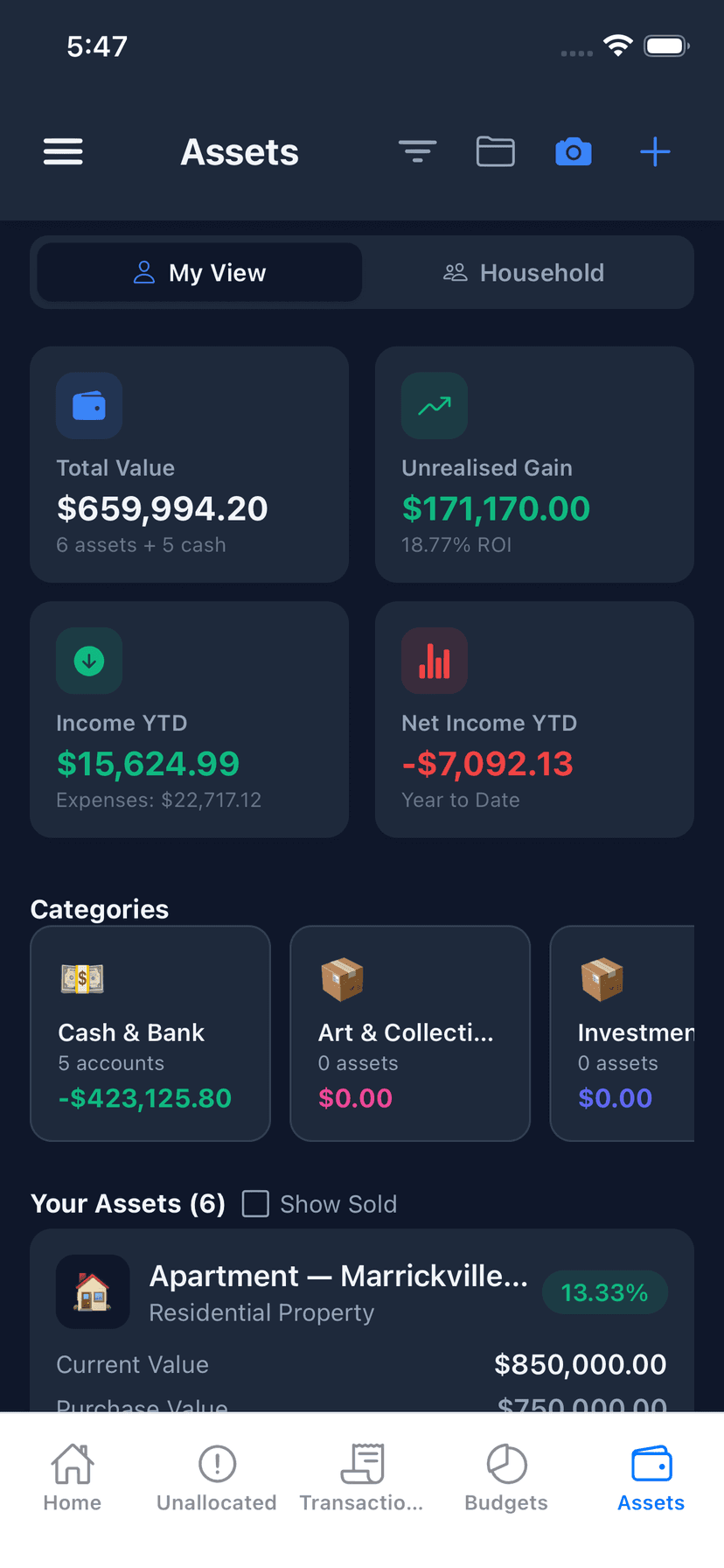 Wealthra iOS app — assets